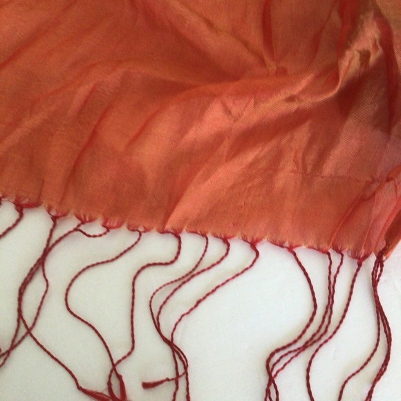 VINTAGE SILK MULTI COLORED BOHEMIAN  SCARF - Picture 4 of 16